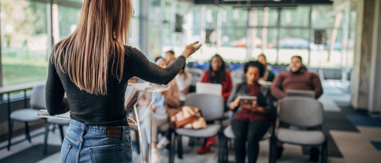 photo of a woman doing Business Coaching